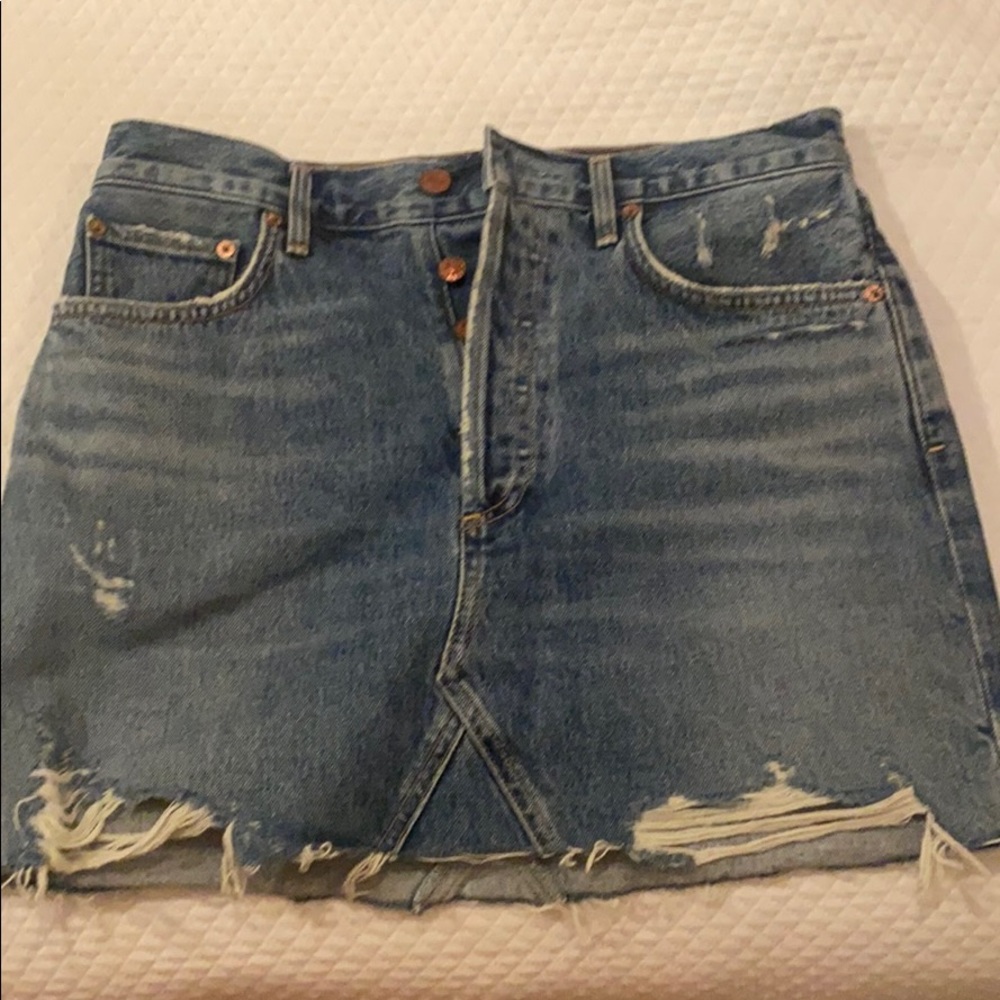 Agolde denim mini